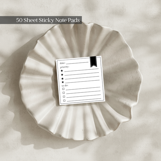 Daily Priority To Do List: 50 Sheet Post-It Note Notepad