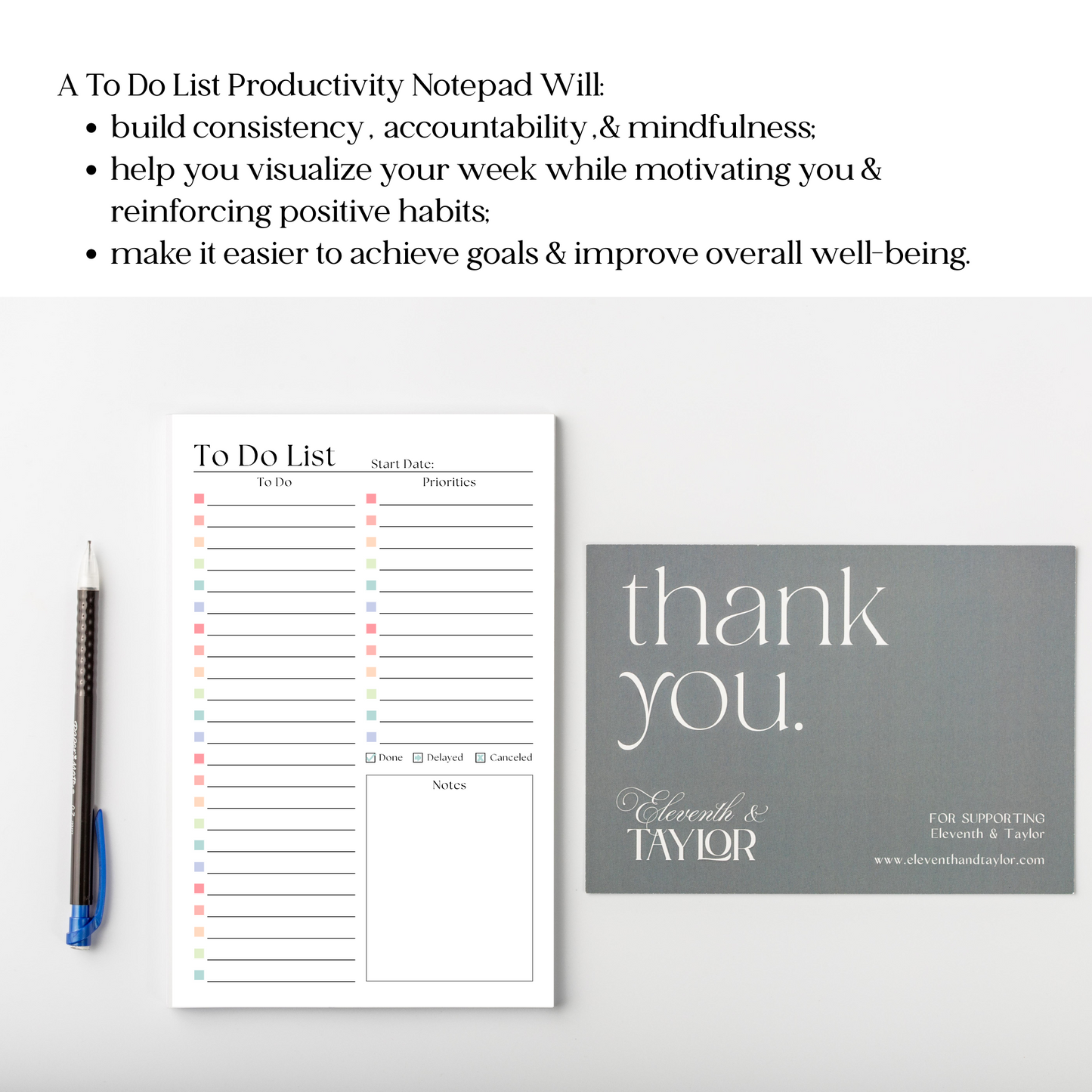 To Do List Notepad