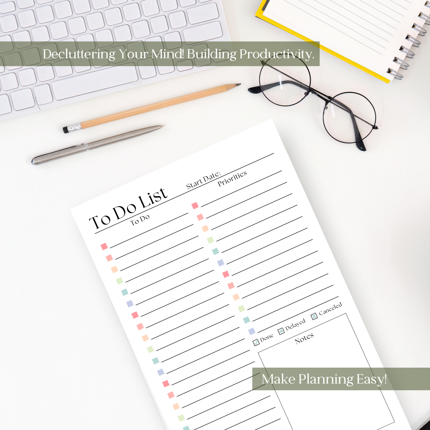 To Do List Notepad