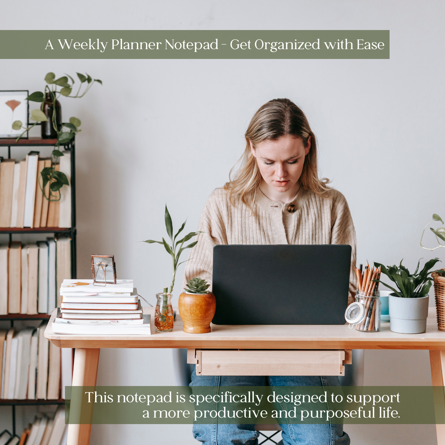 Weekly Task Checklist Notepad