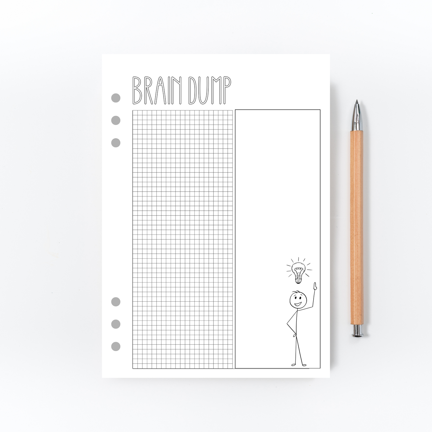 Brain Dump Page for Bullet Journal