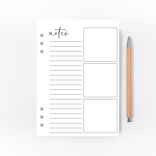 Notes Page for Bullet Journal
