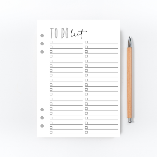 To Do List Page for Bullet Journal