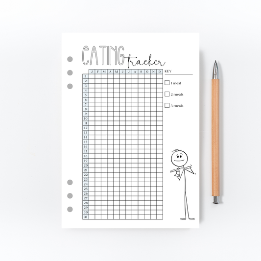Eating Tracker Page for Bullet Journal