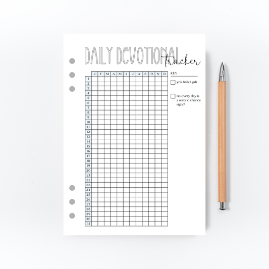 Daily Devotional Page for Bullet Journal