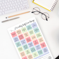 Self-Care BINGO Notepad