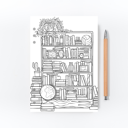 Reading Tracker Bullet Journal Page