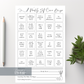 Self-Care BINGO Notepad