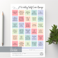 Self-Care BINGO Notepad