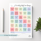 Self-Care BINGO Notepad