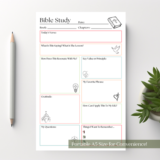 Bible Study Notepad