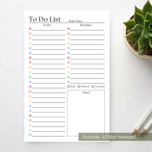 To Do List Notepad