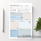 Book Review Notepad