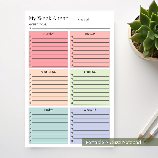 Weekly Planner Notepad