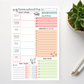 Homeschool Schedule and Daily Planner 50 Page Notepad