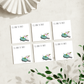 Pickle Ball Themed 50 Sheet Post-It Note Notepad