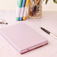 Pastel Pink Hard Cover Blank Page Journal: 120gsm Paper