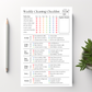 Weekly Cleaning Checklist Notepad