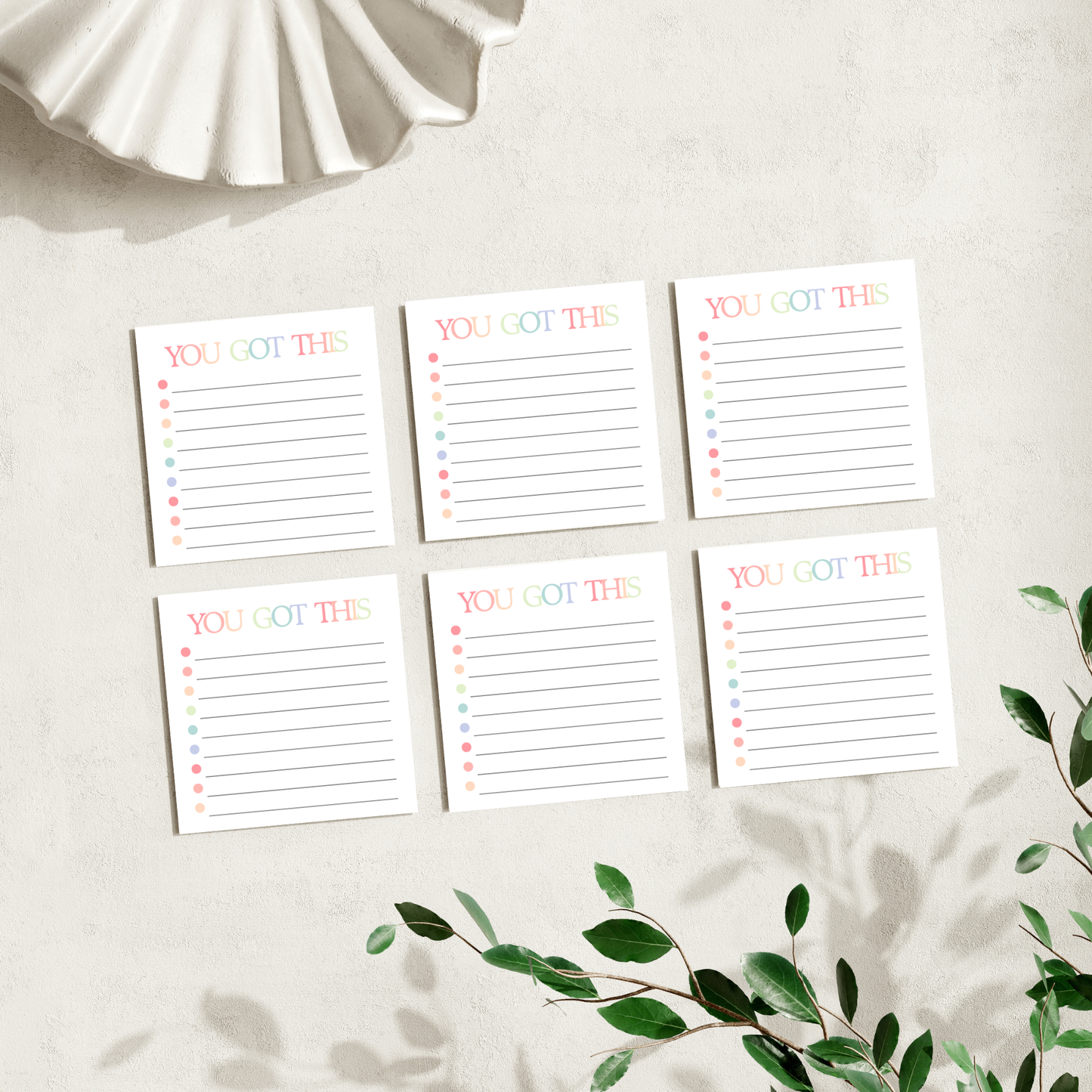 You Got This! To Do List: 50 Sheet Post-It Note Notepad