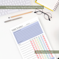 Weekly Habit Tracker Notepad