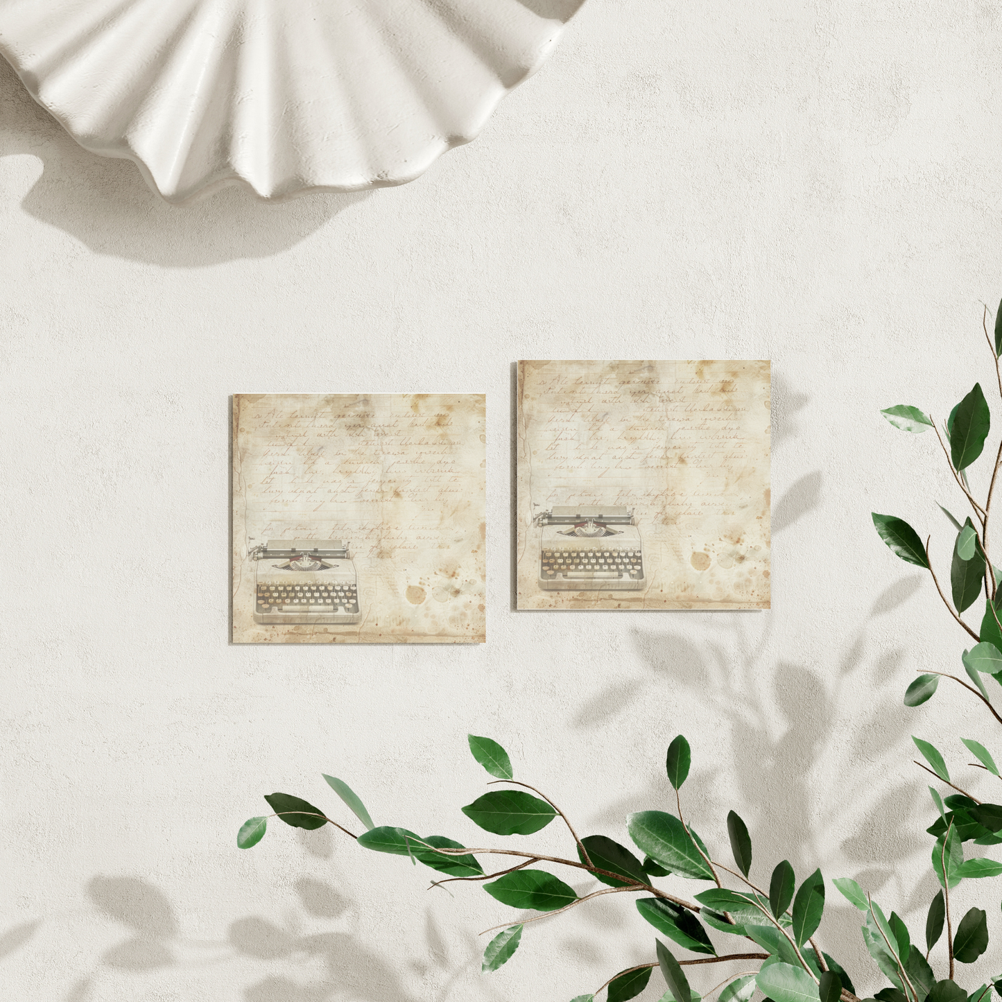 Antique Typewriter Literary Style: 50 Sheet Post-It Note Notepad