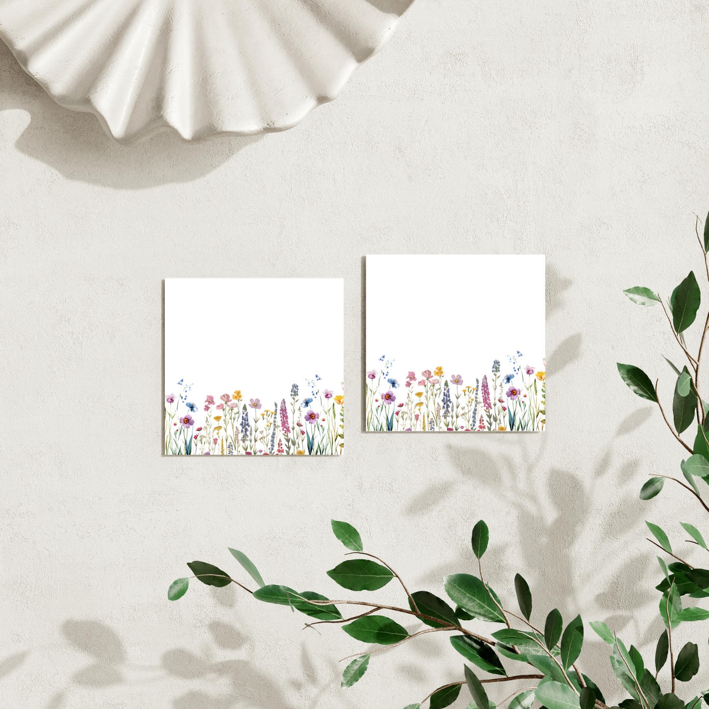 Watercolor Wildflowers: 50 Sheet Post-It Note Notepad