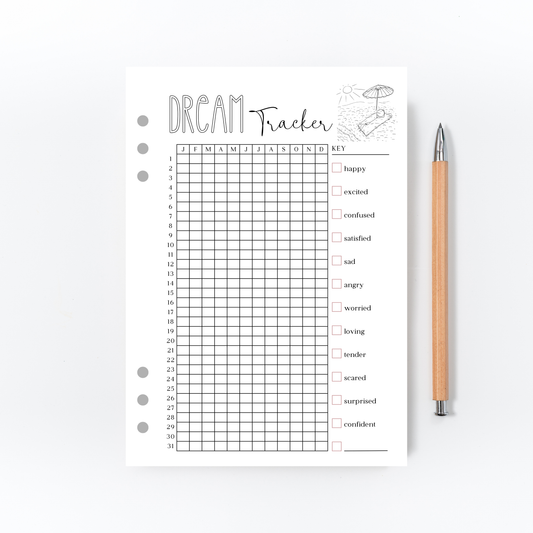 Dream Tracker for Bullet Journal