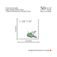 Pickle Ball Themed 50 Sheet Post-It Note Notepad