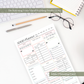 ADHD Productivity Planner Notepad