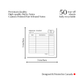 Expense Tracker: 50 Sheet Post-It Note Notepad