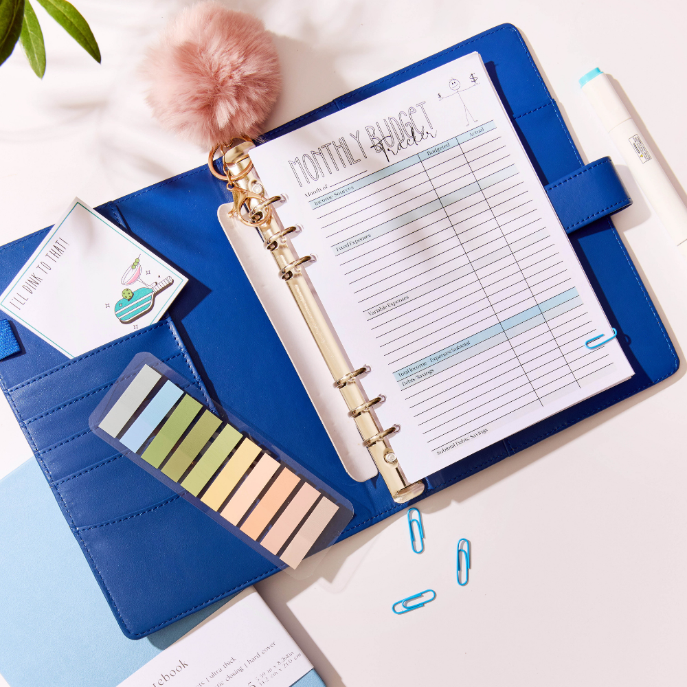 A5 6 Ring Binder Bullet Journal Organizer