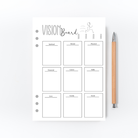 Vision Board Planner for Bullet Journal