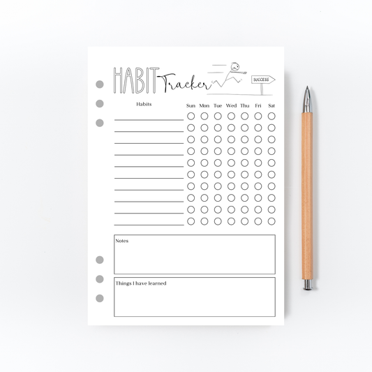 Weekly Habit Tracker for Bullet Journal
