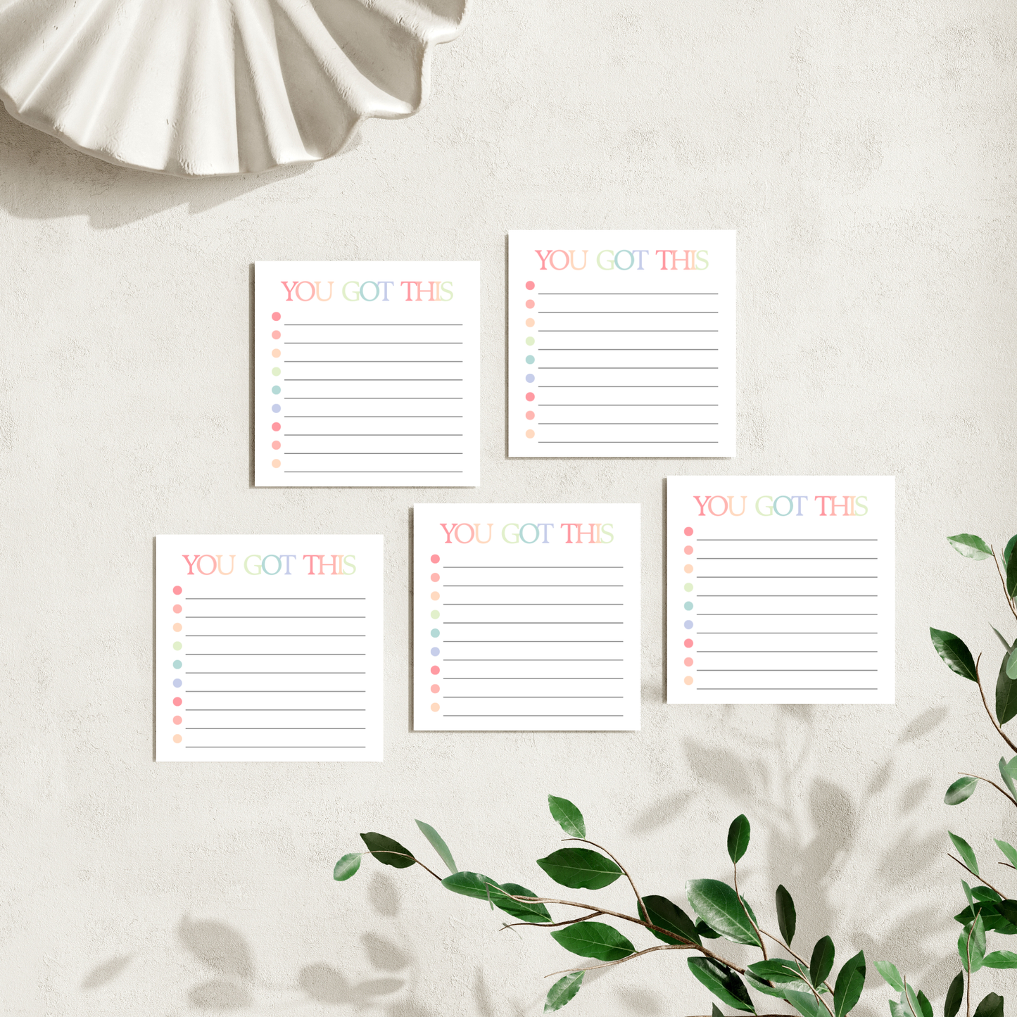You Got This! To Do List: 50 Sheet Post-It Note Notepad