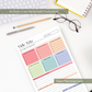 French Language Brain Dump Planner Notepad