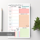 Homeschool Schedule and Daily Planner 50 Page Notepad