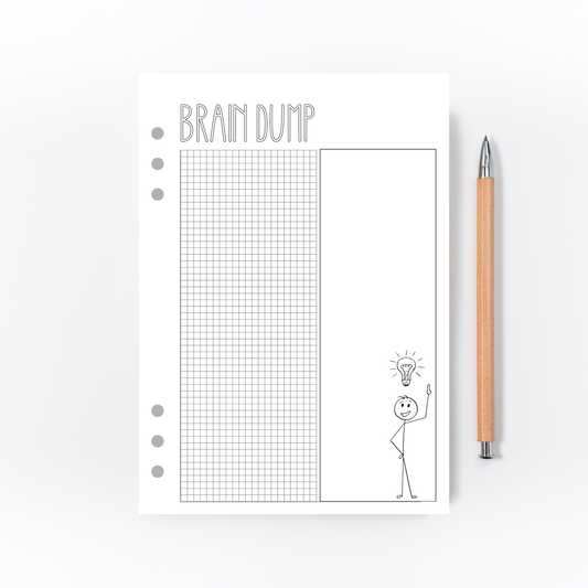 Brain Dump Page for Bullet Journal