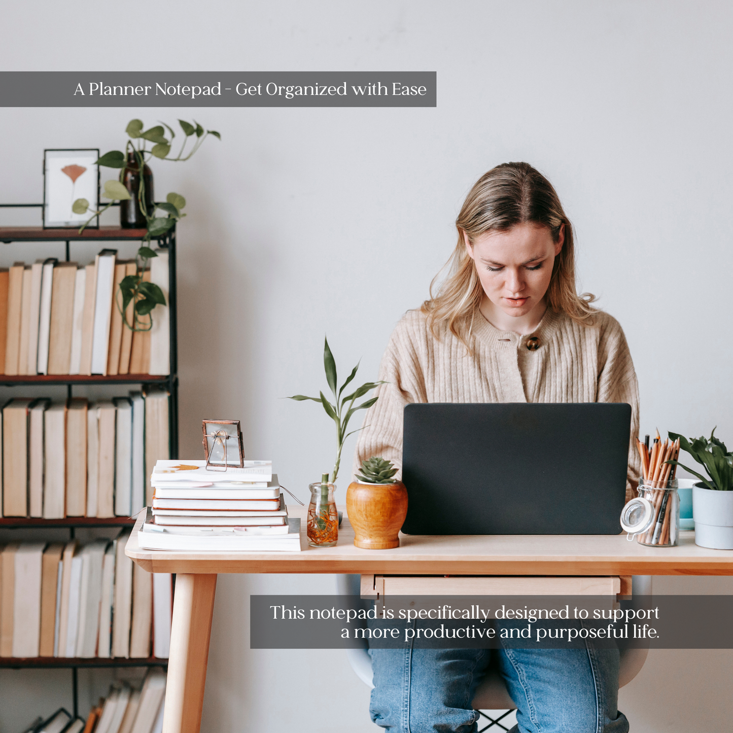 My Daily Bloom Self-Care Planner Notepad: 50 Page Tear Off Style Notepad