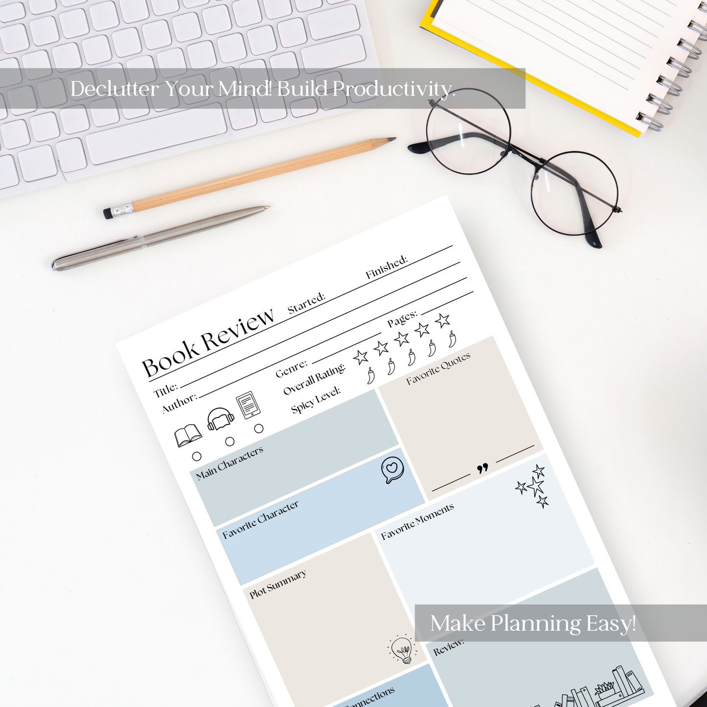 Book Review Notepad
