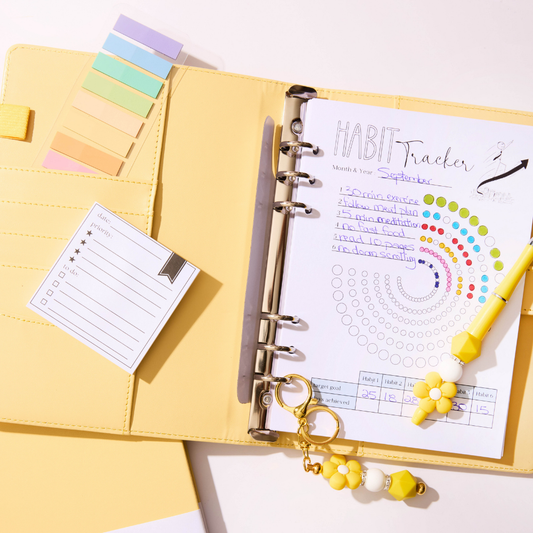 A5 6 Ring Binder Bullet Journal Organizer