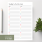 To Do List Notepad
